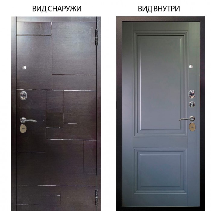 Стальная БЕРЛОГА XS / Форт Венге горизонт / Соло Антрацит