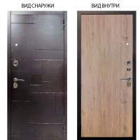 Стальная БЕРЛОГА XS / Форт Венге горизонт / Элегант Рустик соломенный