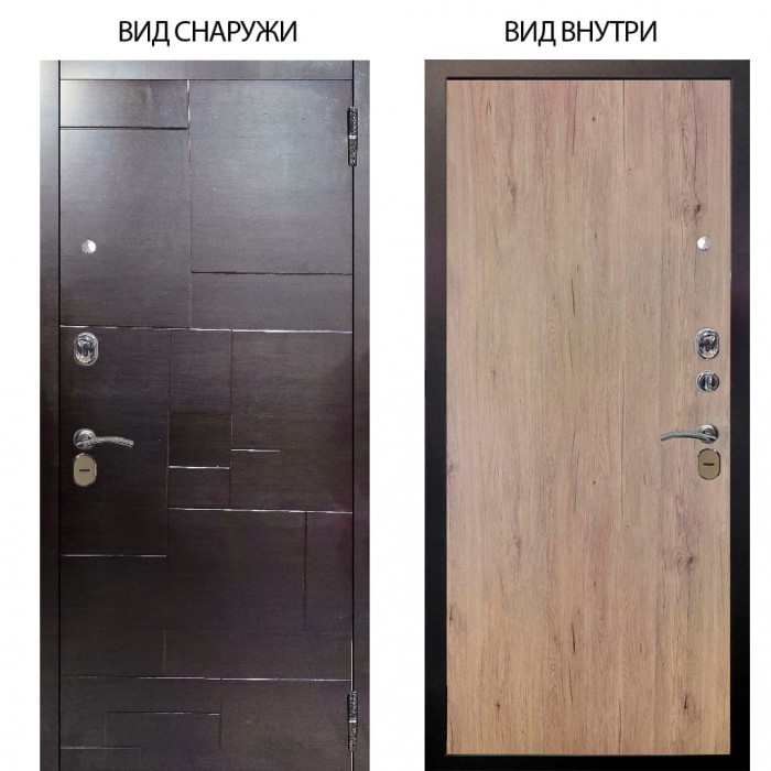 Стальная БЕРЛОГА XS / Форт Венге горизонт / Элегант Рустик соломенный