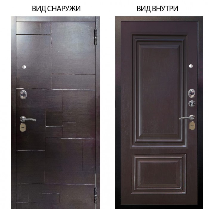 Стальная БЕРЛОГА XS / Форт Венге горизонт / Элион Горький шоколад