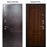 Стальная БЕРЛОГА XS / Форт Венге горизонт / Элион Дуб рустикальный