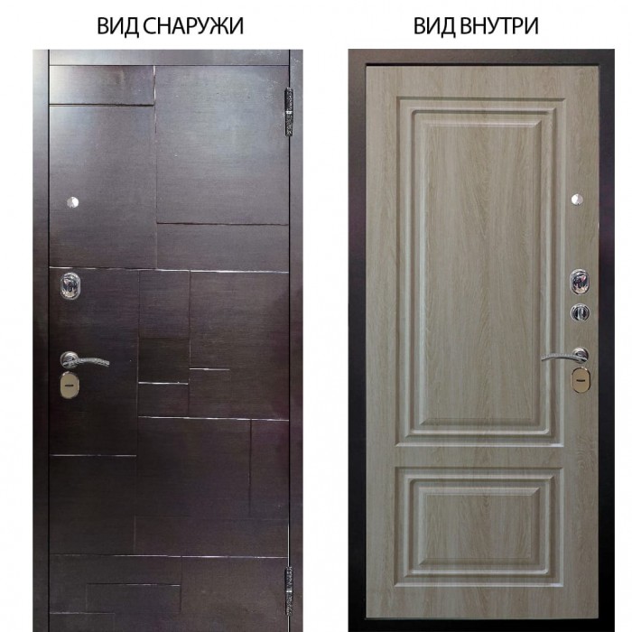 Стальная БЕРЛОГА XS / Форт Венге горизонт / Элион Дуб филадельфия крем