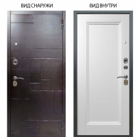 Стальная БЕРЛОГА XS / Форт Венге горизонт / Анастасия 1 Белый снег