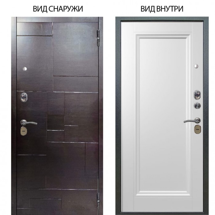 Стальная БЕРЛОГА XS / Форт Венге горизонт / Анастасия 1 Белый снег