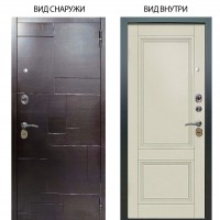 Стальная БЕРЛОГА XS / Форт Венге горизонт / Анастасия 2 Ваниль винил