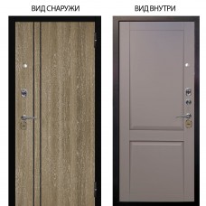 Стальная БЕРЛОГА XS / Гейджи Орех мраморный / Ариана Серая эмаль