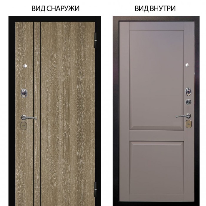 Стальная БЕРЛОГА XS / Гейджи Орех мраморный / Ариана Серая эмаль