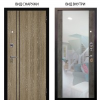 Стальная БЕРЛОГА XS / Гейджи Орех мраморный / Вояж Светлый бетон