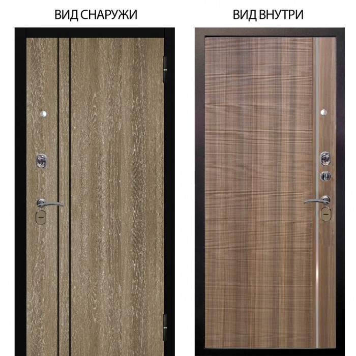 Стальная БЕРЛОГА XS / Гейджи Орех мраморный / Гауда Керамика