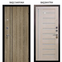 Стальная БЕРЛОГА XS / Гейджи Орех мраморный / Диана Буксус