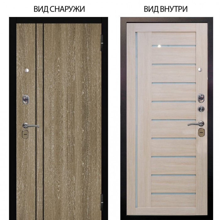 Стальная БЕРЛОГА XS / Гейджи Орех мраморный / Диана Буксус