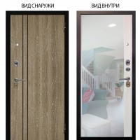 Стальная БЕРЛОГА XS / Гейджи Орех мраморный / Магнум Софт милк
