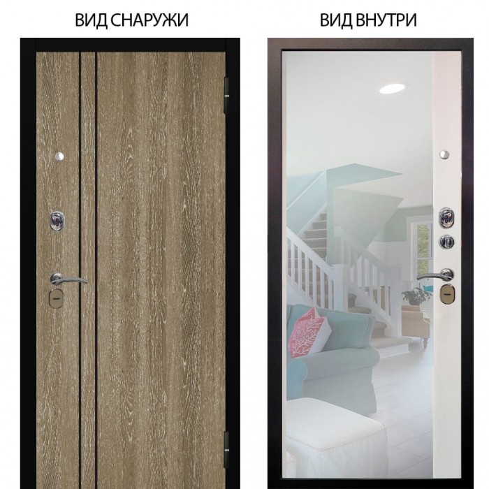 Стальная БЕРЛОГА XS / Гейджи Орех мраморный / Магнум Софт милк