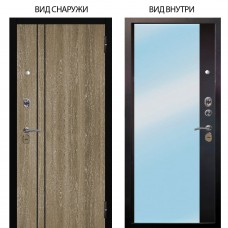 Стальная БЕРЛОГА XS / Гейджи Орех мраморный / Магнум Черный софт