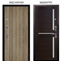 Стальная БЕРЛОГА XS / Гейджи Орех мраморный / Мирра Вельвет
