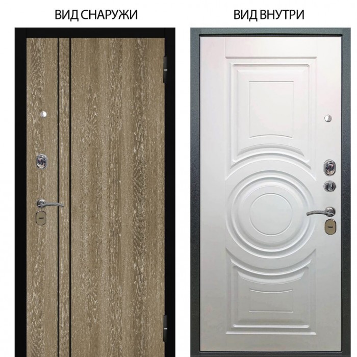 Стальная БЕРЛОГА XS / Гейджи Орех мраморный / Могадиш Софт милк