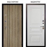 Стальная БЕРЛОГА XS / Гейджи Орех мраморный / Скиф Софт милк