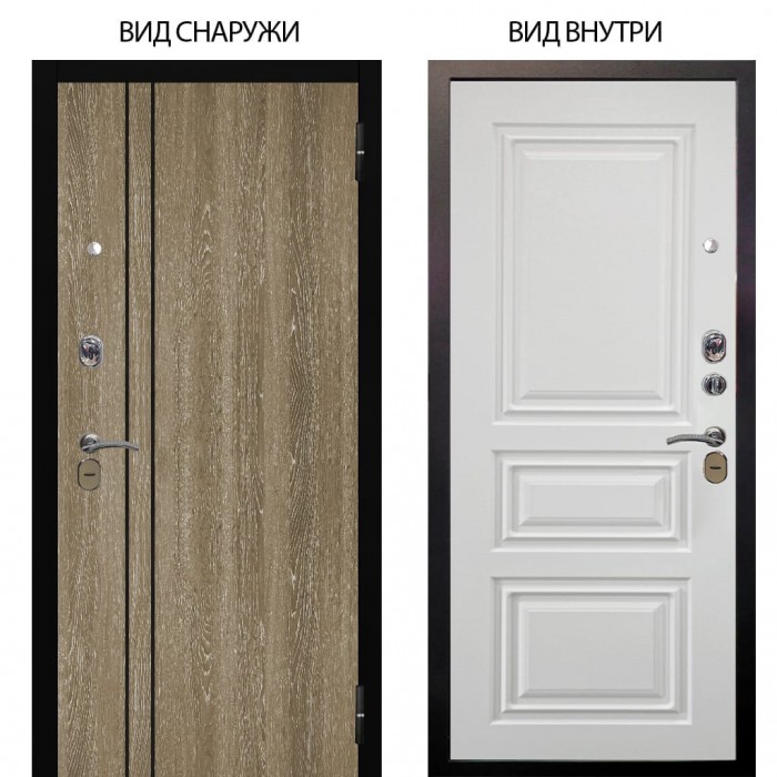 Стальная БЕРЛОГА XS / Гейджи Орех мраморный / Скиф Софт милк