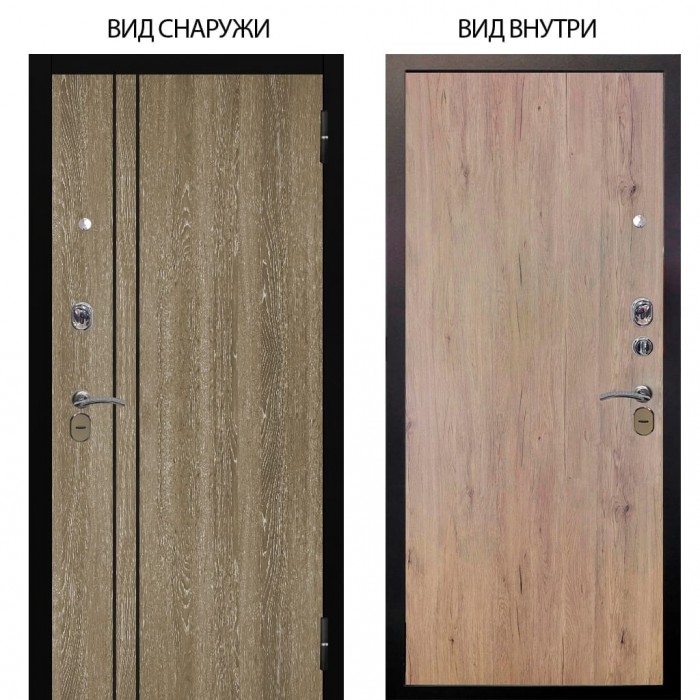 Стальная БЕРЛОГА XS / Гейджи Орех мраморный / Элегант Рустик соломенный