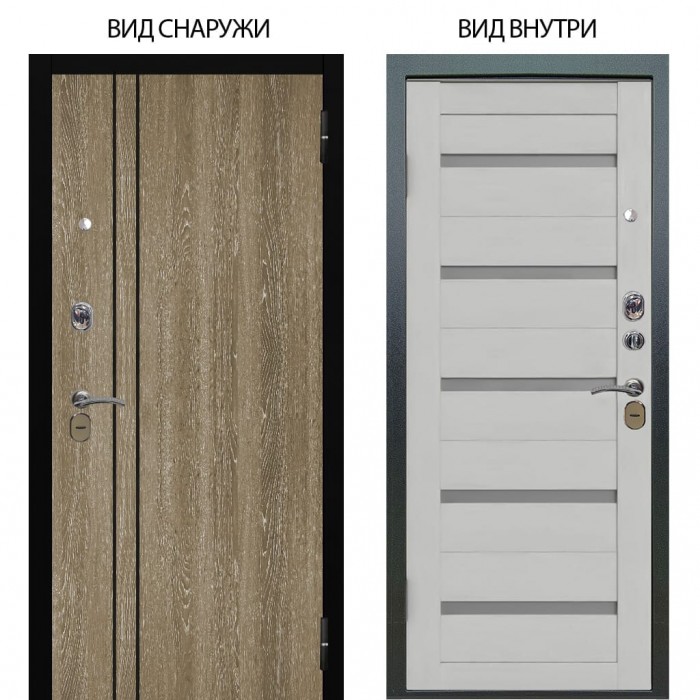 Стальная БЕРЛОГА XS / Гейджи Орех мраморный / Александра Серый винил