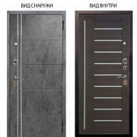 Стальная БЕРЛОГА XS / Лофт Темный бетон / Диана Лунная ночь