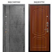 Стальная БЕРЛОГА XS / Лофт Темный бетон / Мишель Дуб рустикальный