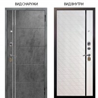 Стальная БЕРЛОГА XS / Лофт Темный бетон / Тори Софт милк