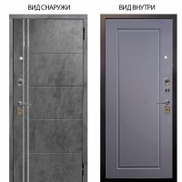 Стальная БЕРЛОГА XS / Лофт Темный бетон / Тревор Силк маус