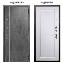 Стальная БЕРЛОГА XS / Лофт Темный бетон / Тревор Софт милк