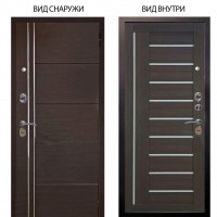 Стальная БЕРЛОГА XS / Лофт Венге горизонт / Диана Лунная ночь