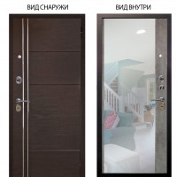 Стальная БЕРЛОГА XS / Лофт Венге горизонт / Магнум Светлый бетон