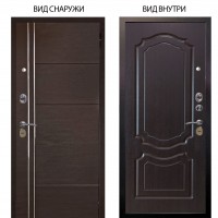 Стальная БЕРЛОГА XS / Лофт Венге горизонт / Мишель Венге