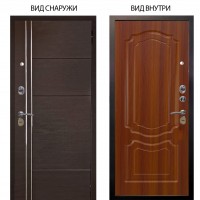 Стальная БЕРЛОГА XS / Лофт Венге горизонт / Мишель Дуб рустикальный