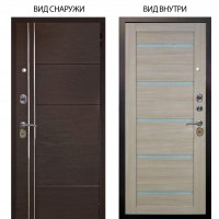 Стальная БЕРЛОГА XS / Лофт Венге горизонт / Александра Буксус