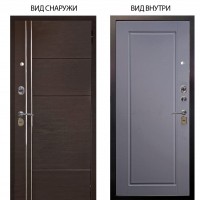 Стальная БЕРЛОГА XS / Лофт Венге горизонт / Тревор Силк маус