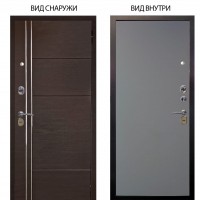 Стальная БЕРЛОГА XS / Лофт Венге горизонт / Элегант Силк маус