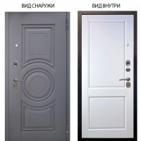 Стальная БЕРЛОГА XS / Могадиш Силк флай / Соренто Белая эмаль