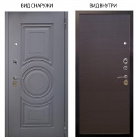 Стальная БЕРЛОГА XS / Могадиш Силк флай / Элегант Венге горизонт