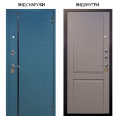 Стальная БЕРЛОГА XS / Рина Бирюза софт / Ариана Серая эмаль