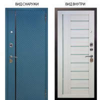 Стальная БЕРЛОГА XS / Рина Бирюза софт / Диана Белая лиственница