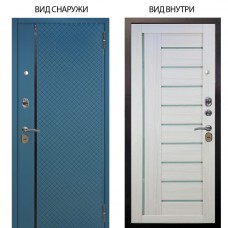 Стальная БЕРЛОГА XS / Рина Бирюза софт / Диана Белая лиственница