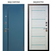 Стальная БЕРЛОГА XS / Рина Бирюза софт / Александра Белая лиственница