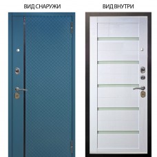 Стальная БЕРЛОГА XS / Рина Бирюза софт / Александра Белый глянец