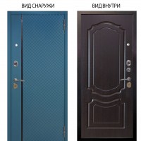 Стальная БЕРЛОГА XS / Рина Бирюза софт / Мишель Венге