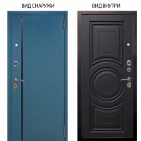 Стальная БЕРЛОГА XS / Рина Бирюза софт / Могадиш Черный софт