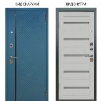 Стальная БЕРЛОГА XS / Рина Бирюза софт / Александра Серый винил