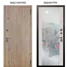 Стальная БЕРЛОГА XS / Элегант Рустик соломенный / Вояж Белое дерево