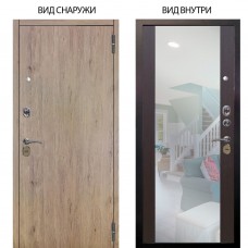 Стальная БЕРЛОГА XS / Элегант Рустик соломенный / Вояж Венге