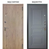 Стальная БЕРЛОГА XS / Элегант Рустик соломенный / Скиф Силк маус