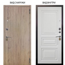 Стальная БЕРЛОГА XS / Элегант Рустик соломенный / Скиф Софт милк